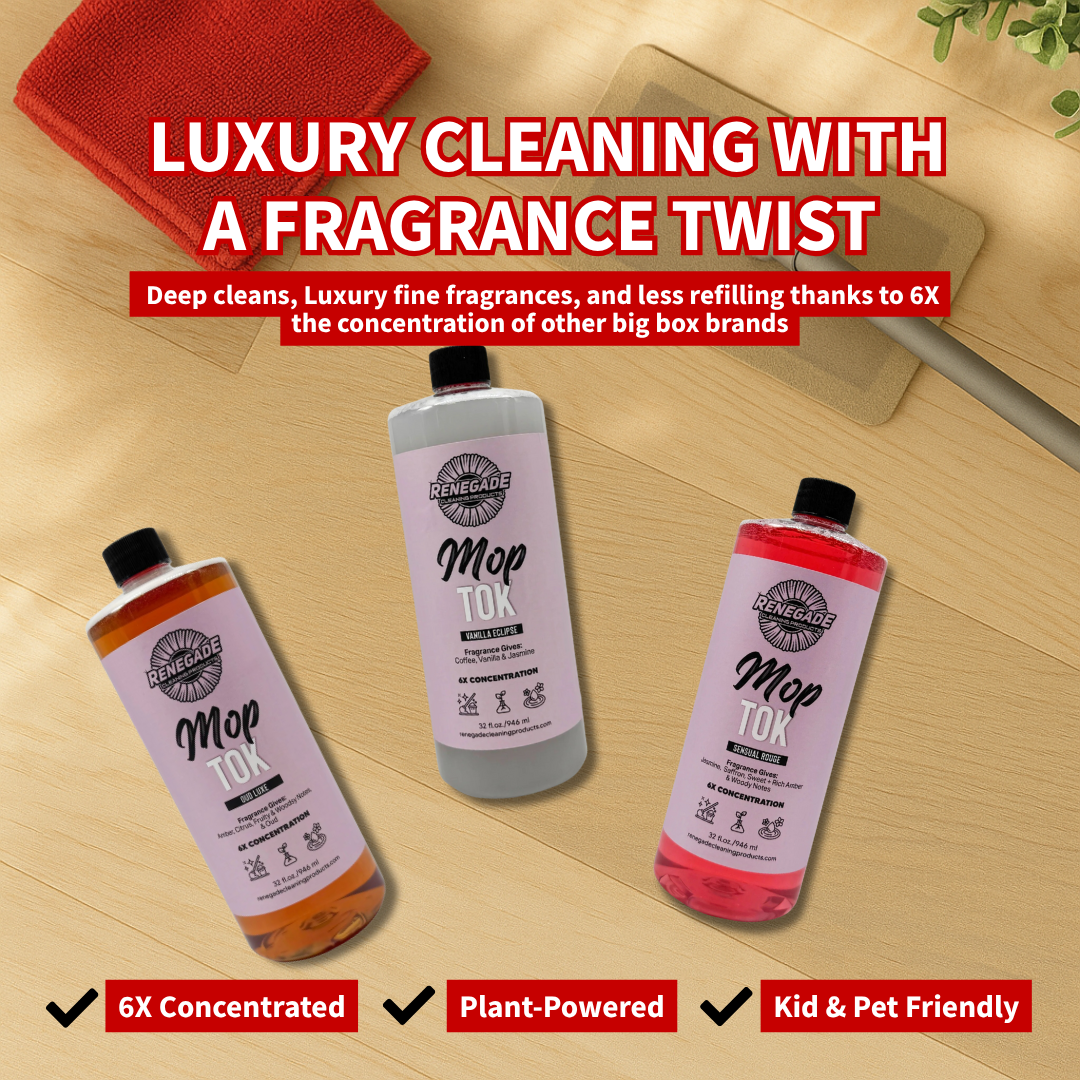 Mop Tok 6X Concentrated Luxury Mop Soap Solution, 32 Oz