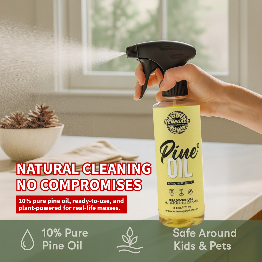 Pine Oil 10 Cleaner – 10% Pure Pine Oil, Ready To Use, Plant‑Powered Disinfectant